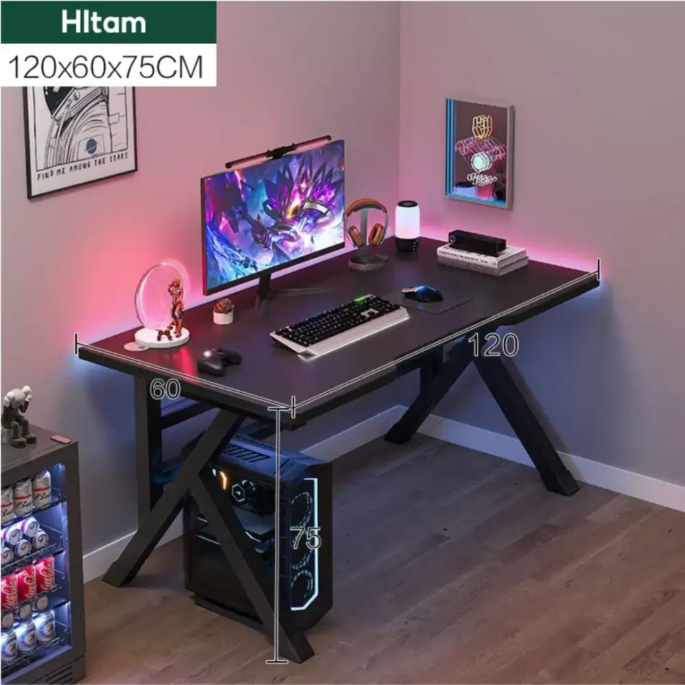 PL Meja Komputer Minimalis Meja Gaming