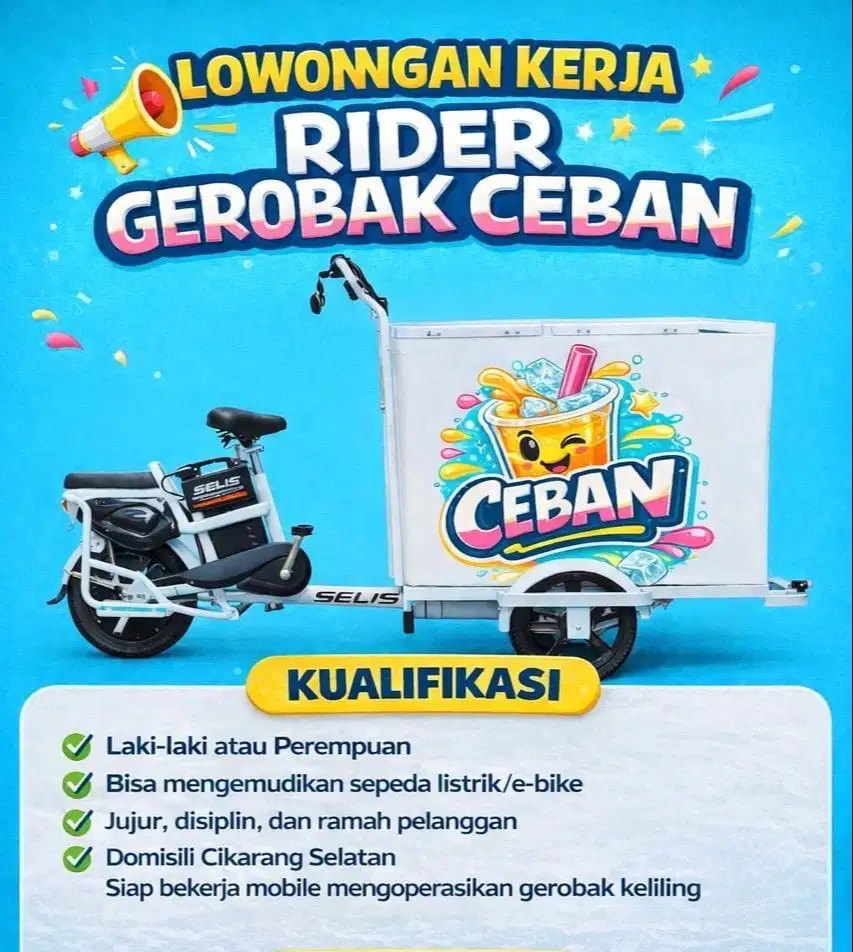 Rider minuman keliling