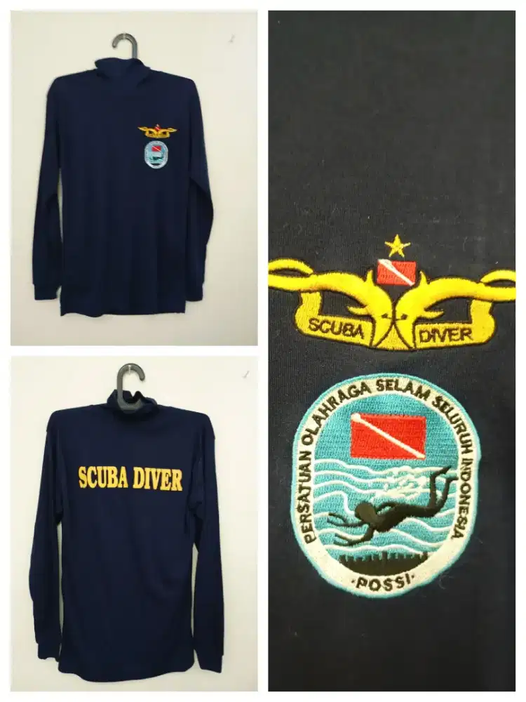 Kaos Lengan Panjang Turtle Neck