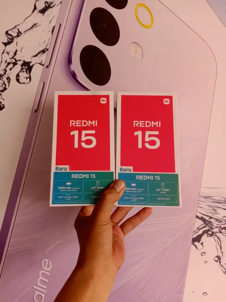 FAST RESPON WA Xiaomi Redmi 15 NFC 8+8/128 Garansi resmi 15bln