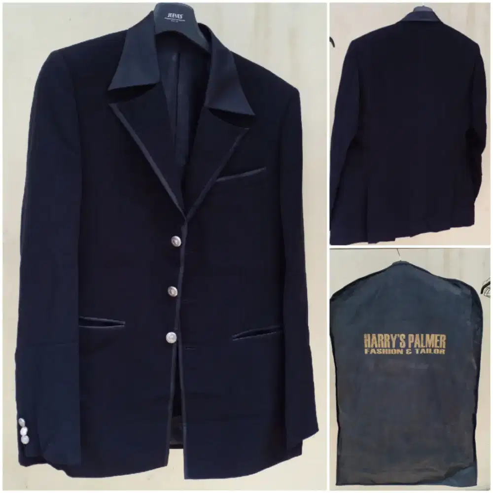 Harry palmer fashion#prosional jas pria warna hitam exotic