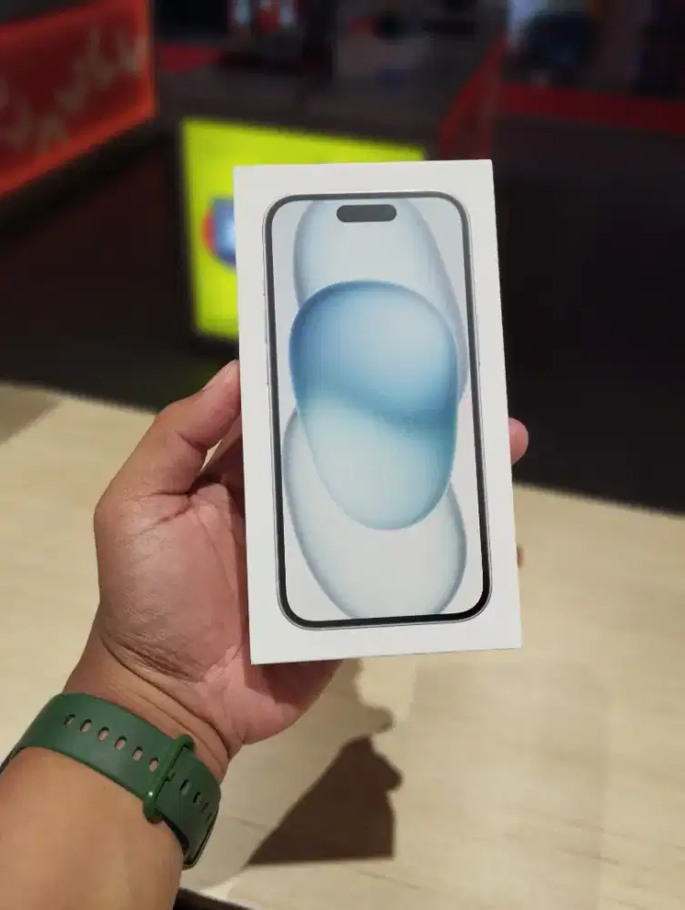 IPHONE 15 128GB BLUE NEW GARANSI RESMI