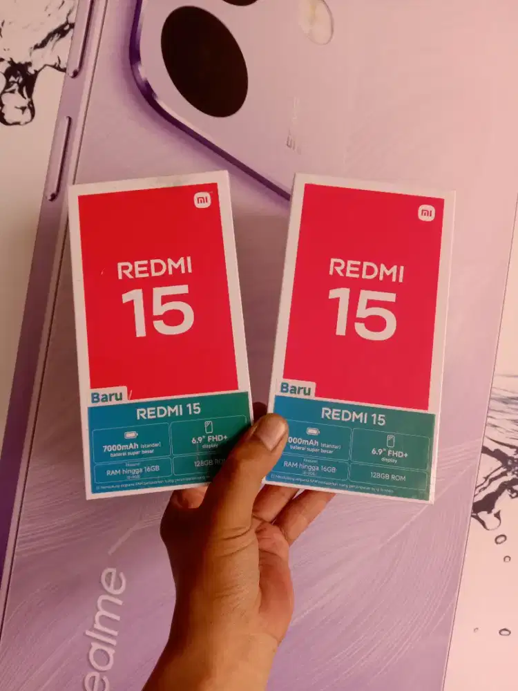FAST RESPON WA Xiaomi Redmi 15 NFC 8+8/256 Garansi resmi 15bln