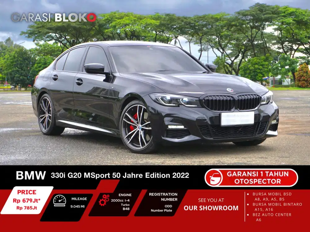 HOT ITEMS ! LOW ODO ! BMW 330i G20 MSport M Sport 50 Jahre 2022