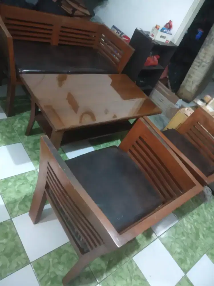 Dijual Kursi Tamu Kayu Jati Satu Set