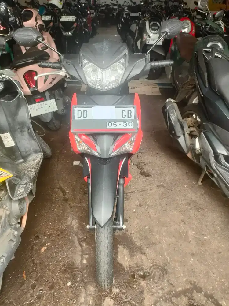 Honda Supra X 125cc 2025 Merah Hitam