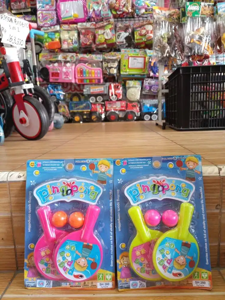 mainan anak bola pingpong