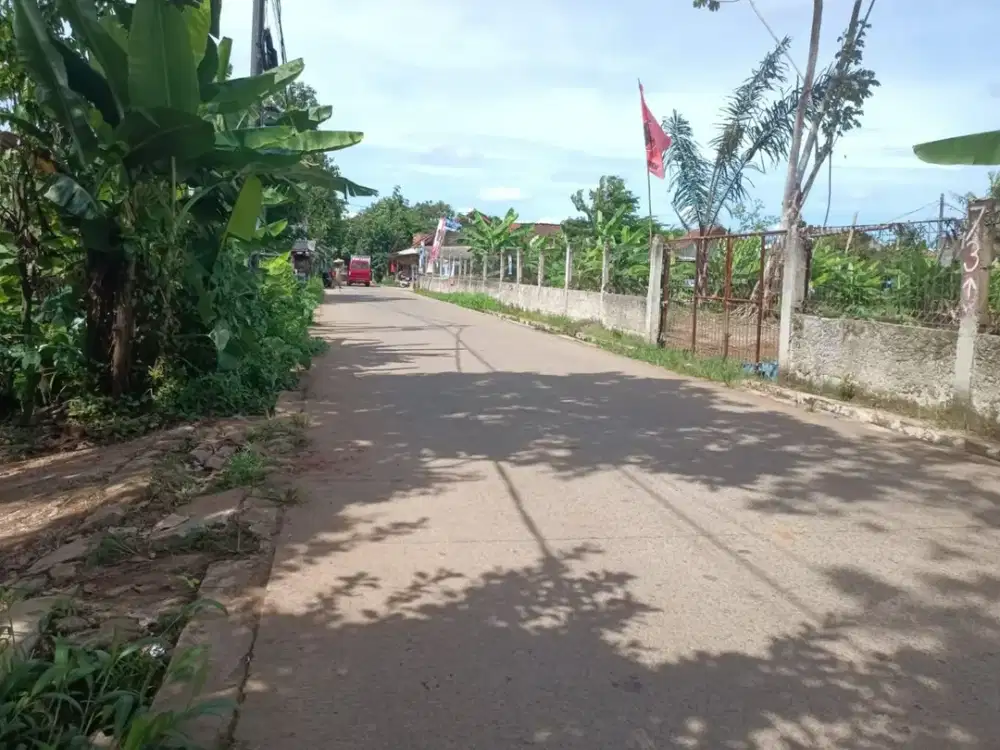 Tanah Kavling Murah Cisauk, Tepi Jalan Cor Strategis Dekat Stasiun Jatake BSD