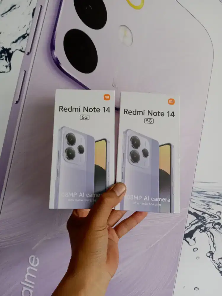 FAST RESPON WA Xiaomi Redmi Note 14 5G 12/512 Garansi resmi 15bln