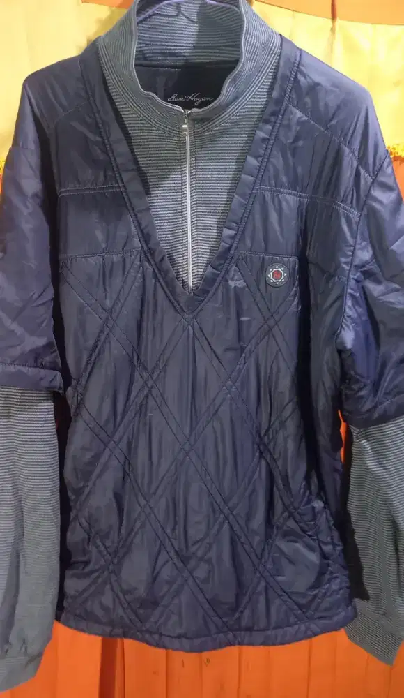 Crewneck kombinasi jaket gelembung