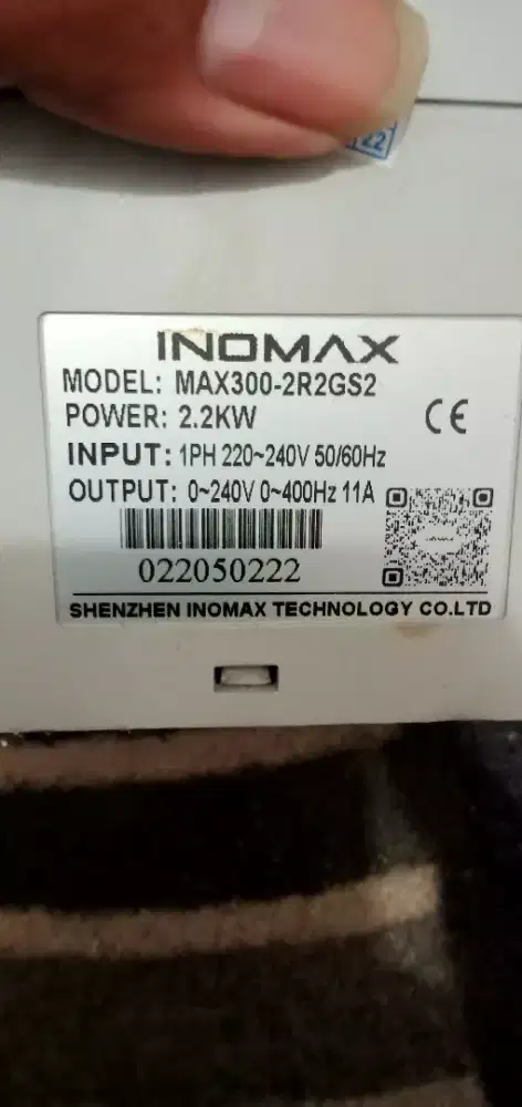 Inverter 3 phase 220v 2,2kw