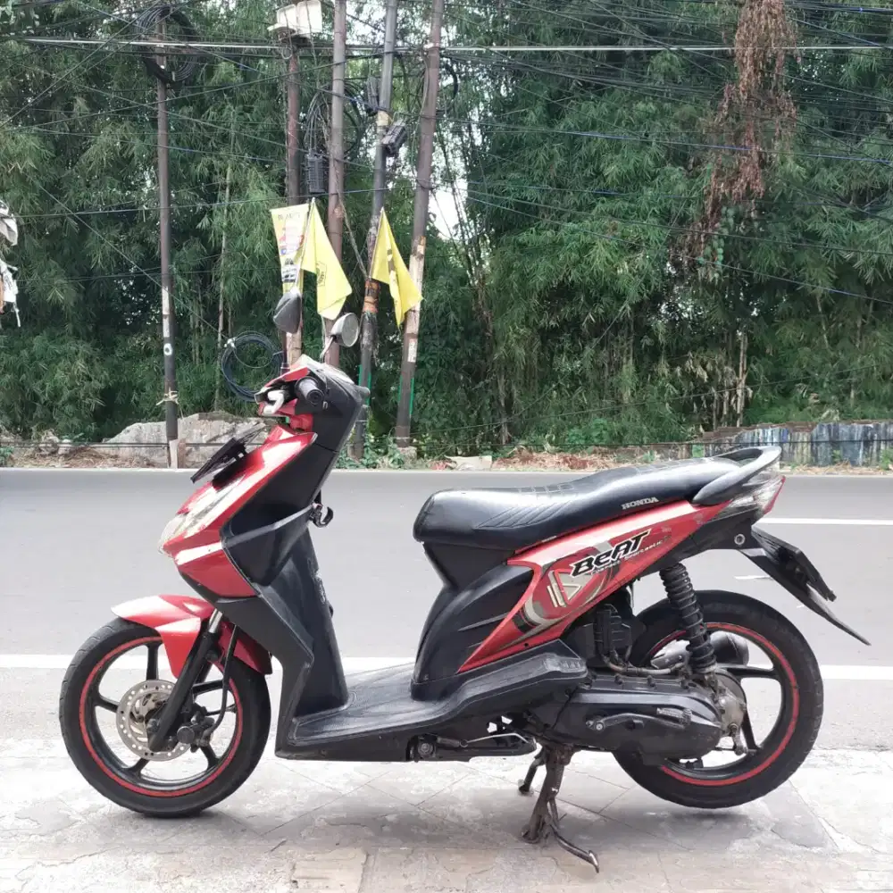 Honda Beat Karbu 2009 Orisinil lengkap Bagus Mesin Aluss