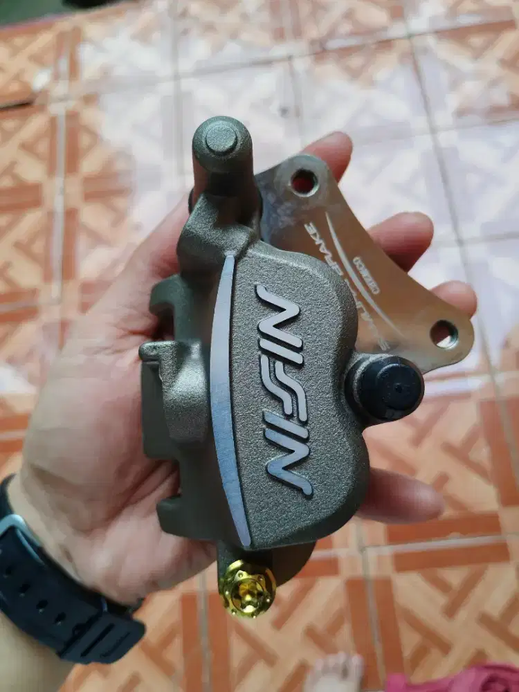 Kaliper depan NISSIN SAMURAI brake original SATRIA FU/NINJA R