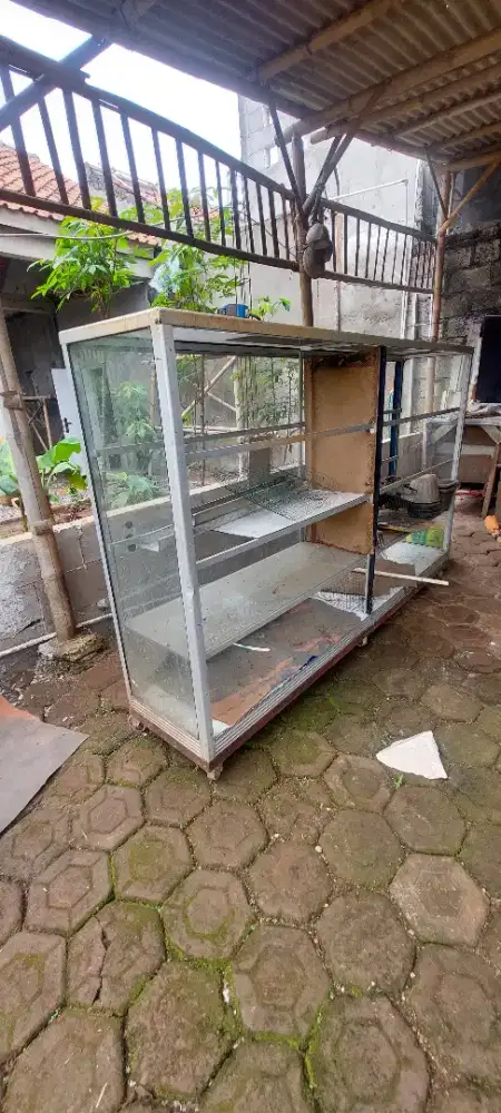 DIJUAL ETALASE UKURAN 40×120×200