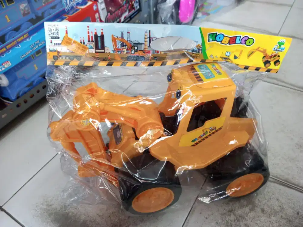 Mainan anak truk bego kobelco