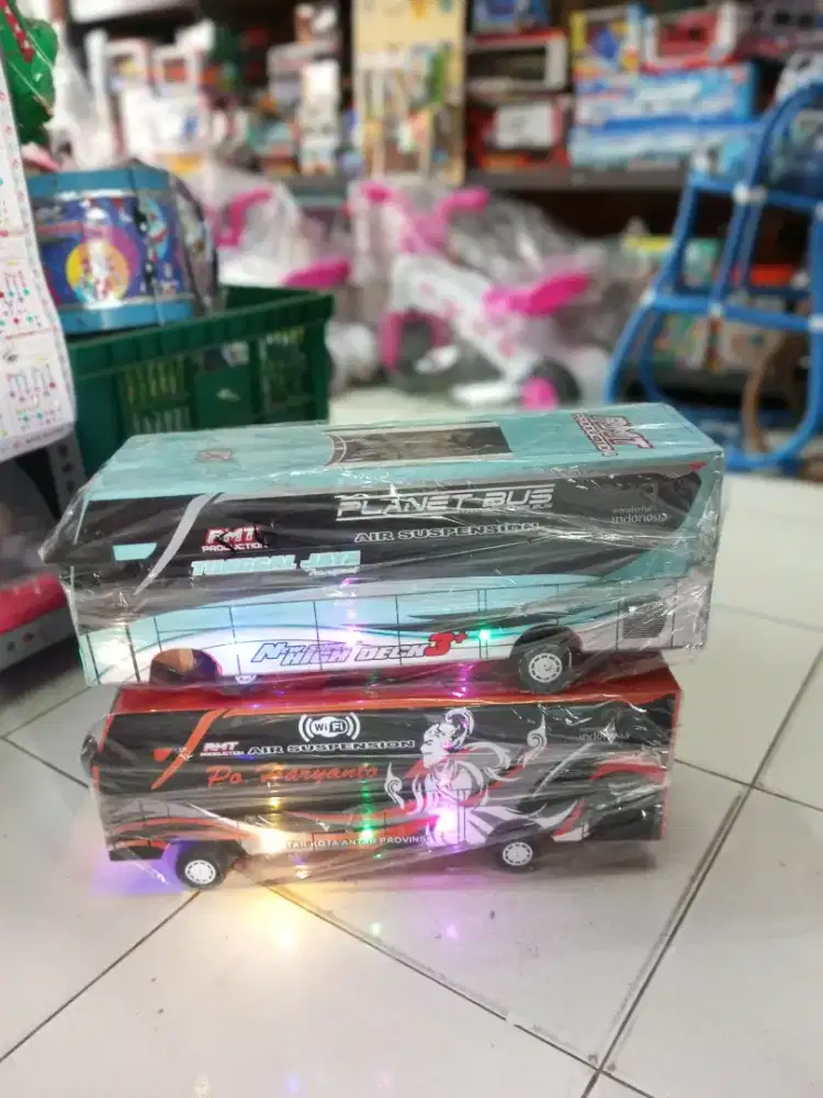 Mainan Anak bis oleng kayu