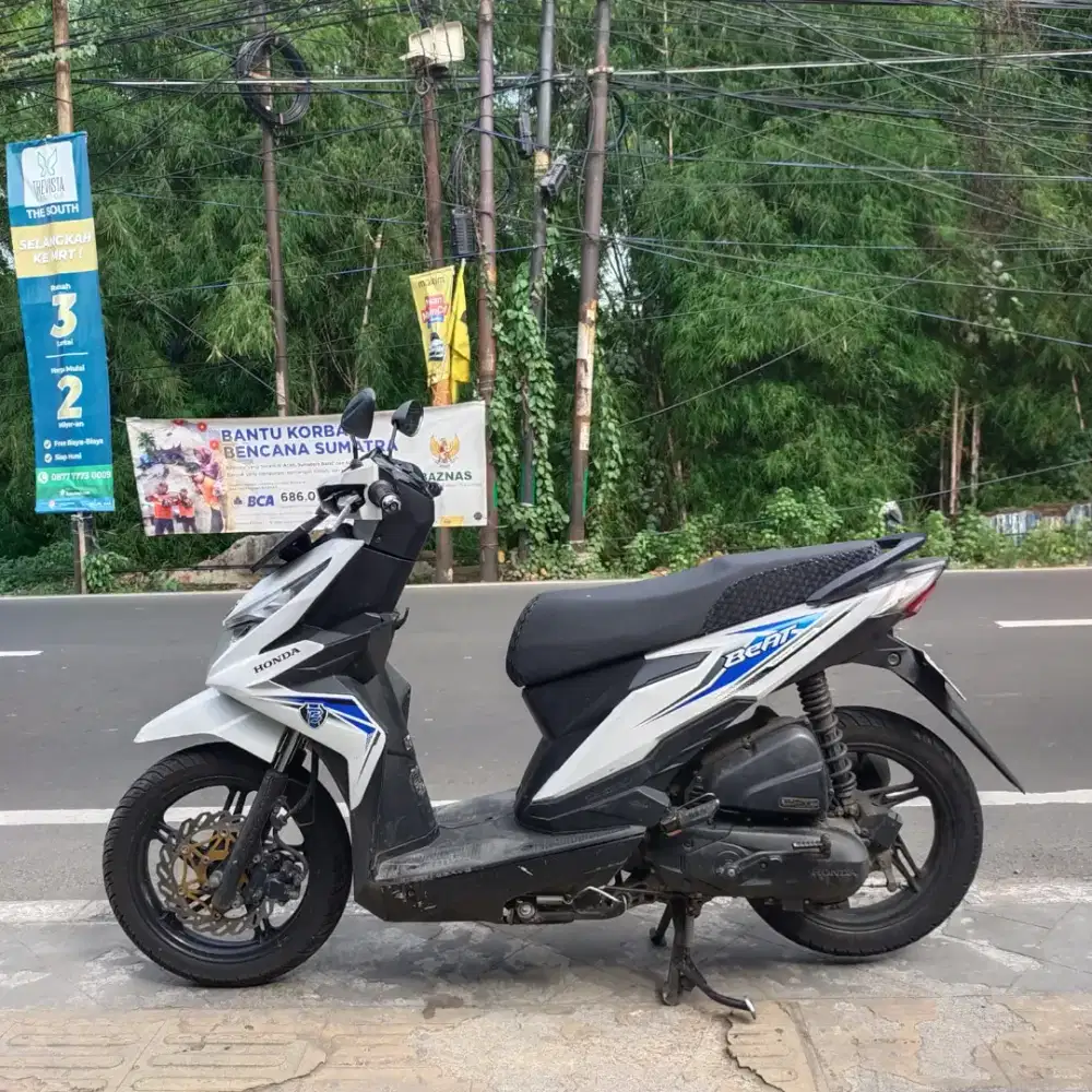Honda Beat Eco 2019 Orisinil mesin Aluss Lengkap Bagus
