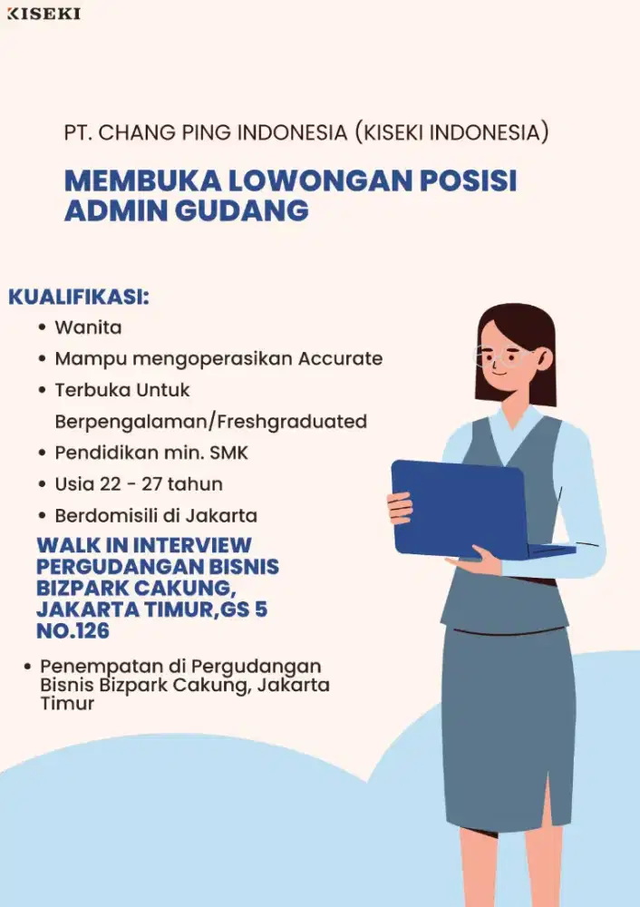 Dibutuhkan segera Host Live dan Admin Office