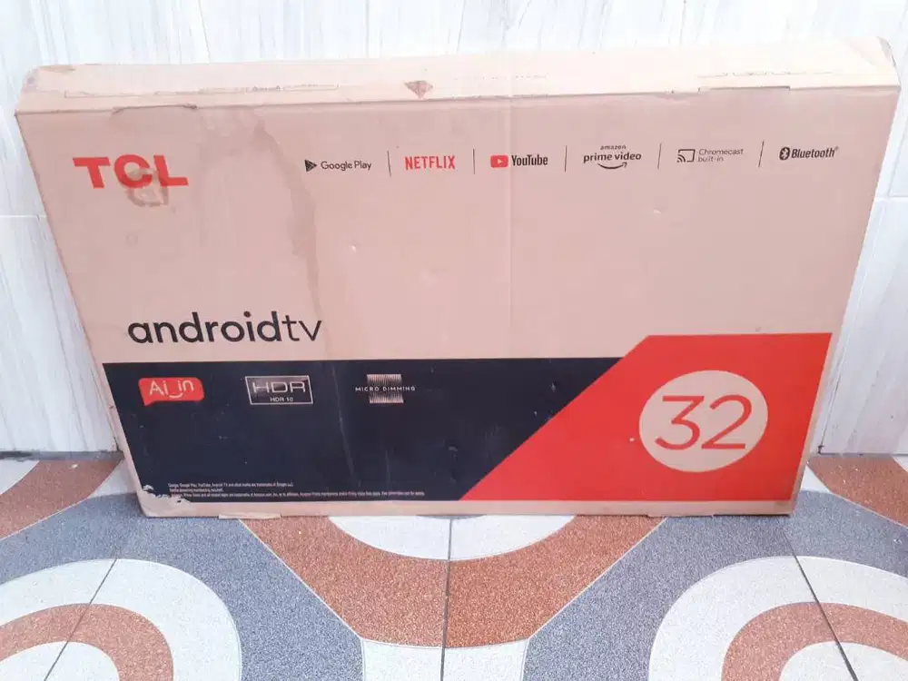 TV LED ANDROID TCL 32IN DIGITAL NETFLIK YOUTUBE SEGEL GARANSI