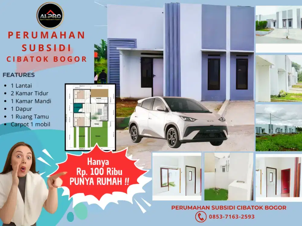 RUMAH SUBSIDI PROMO 100RB SAJA SUDAH ALL IN SAMPAI AKHIR JANUARI 2026