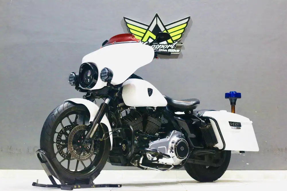 Harley davidson Electra police MABUA unit siap turing mesin sehat