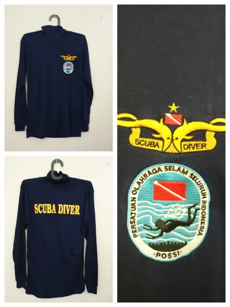 Kaos Lengan Panjang Turtle Neck