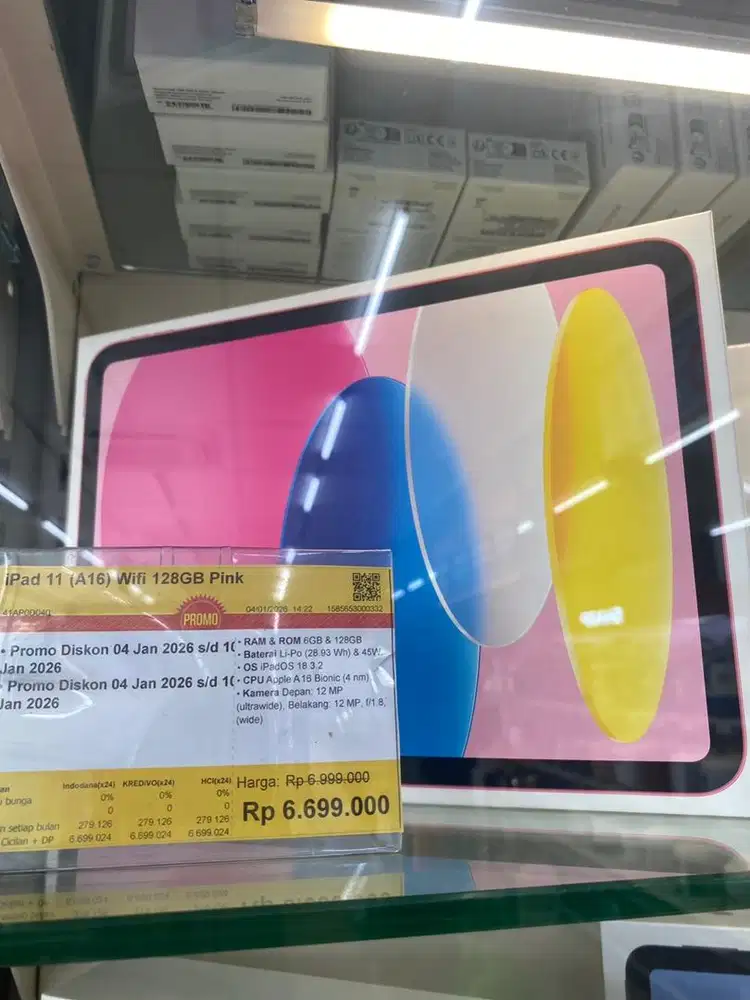 Bisa cicilan ipad A16 gen 11 promo cicilan bunga 0%