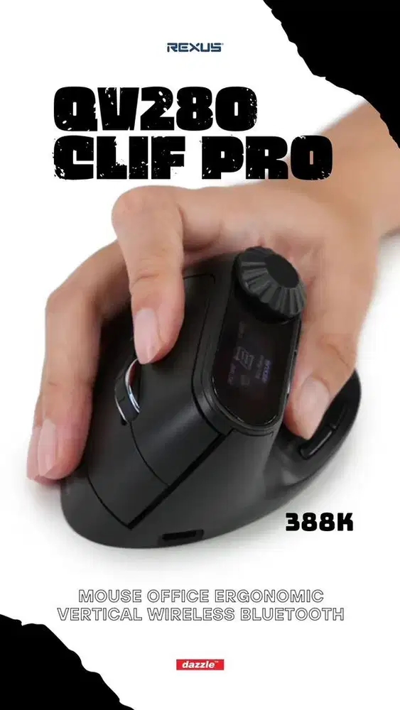 Rexus Clif Pro QV-280 mouse vertikal