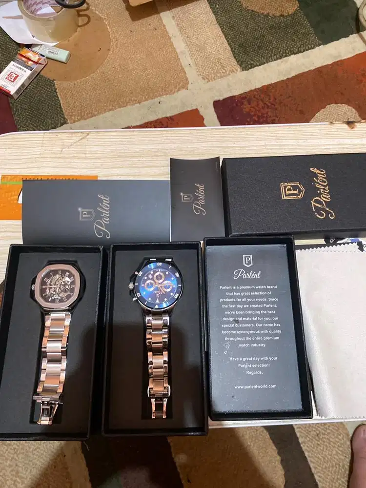 JUAL 2 JAM TANGAN PARLENT