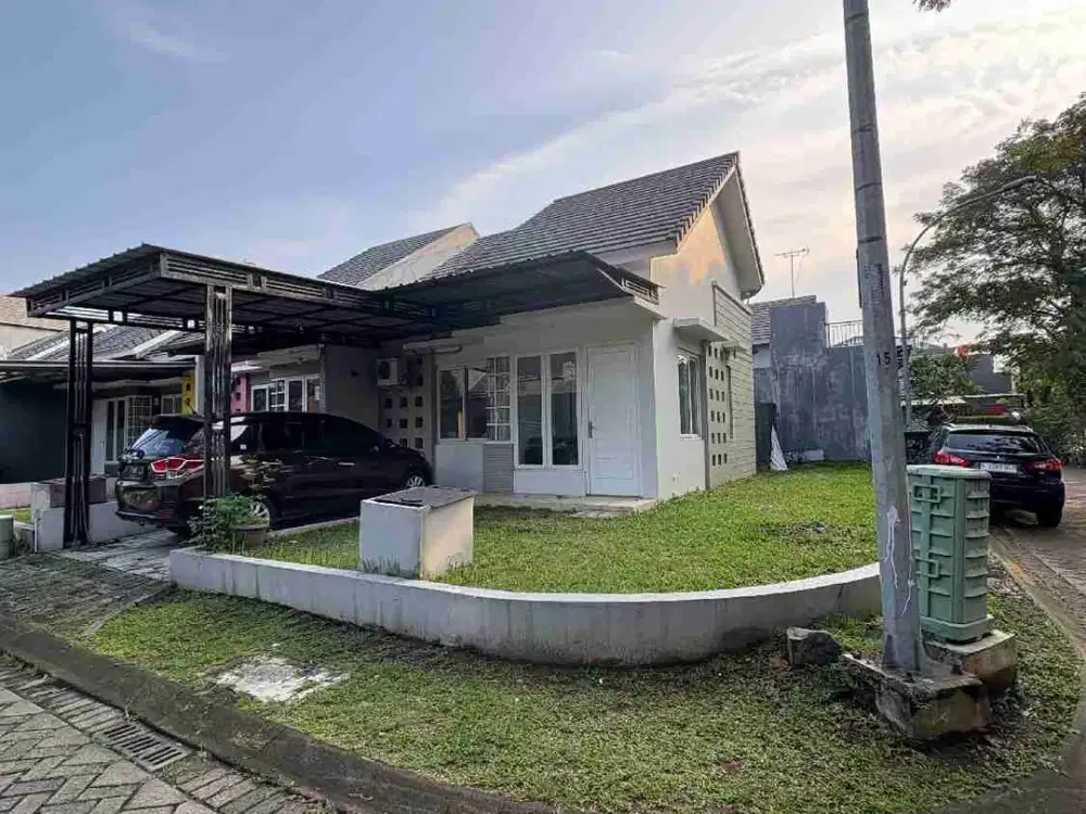 Cibubur Country, Cikeas, rumah tumbuh, Hoek, asri, siap huni, harga murah