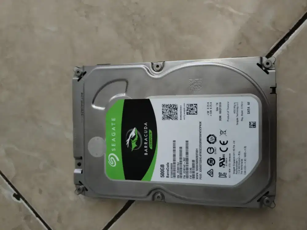 Hdd seagate barracuda 500gb sata