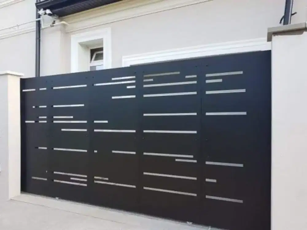 pagar cutting minimalis modern