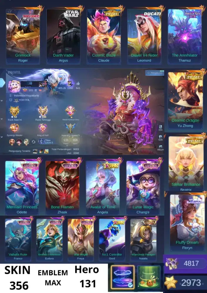 AKUN MOBILE LEGENDS