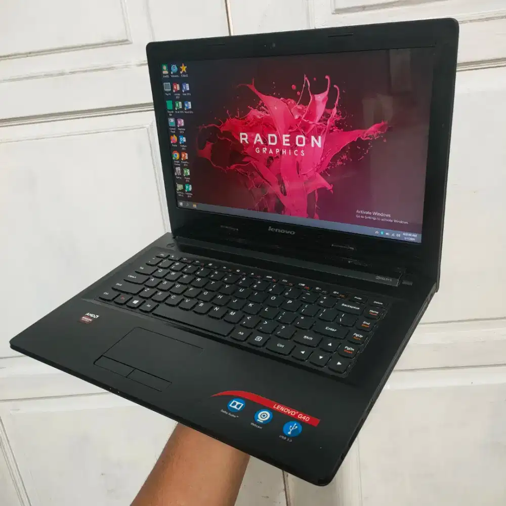 Lenovo G40 AMD A6 6310 Ram 8GB VGA Radeon R4