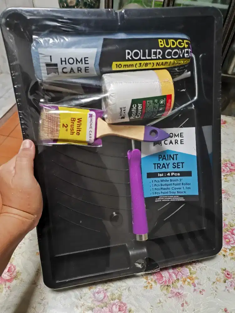 Set perlengkapan mengecat dijual murah aza daripada ga kepake