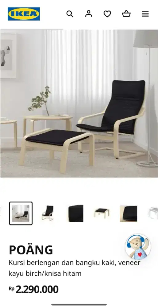 Kursi Santai Ikea POANG