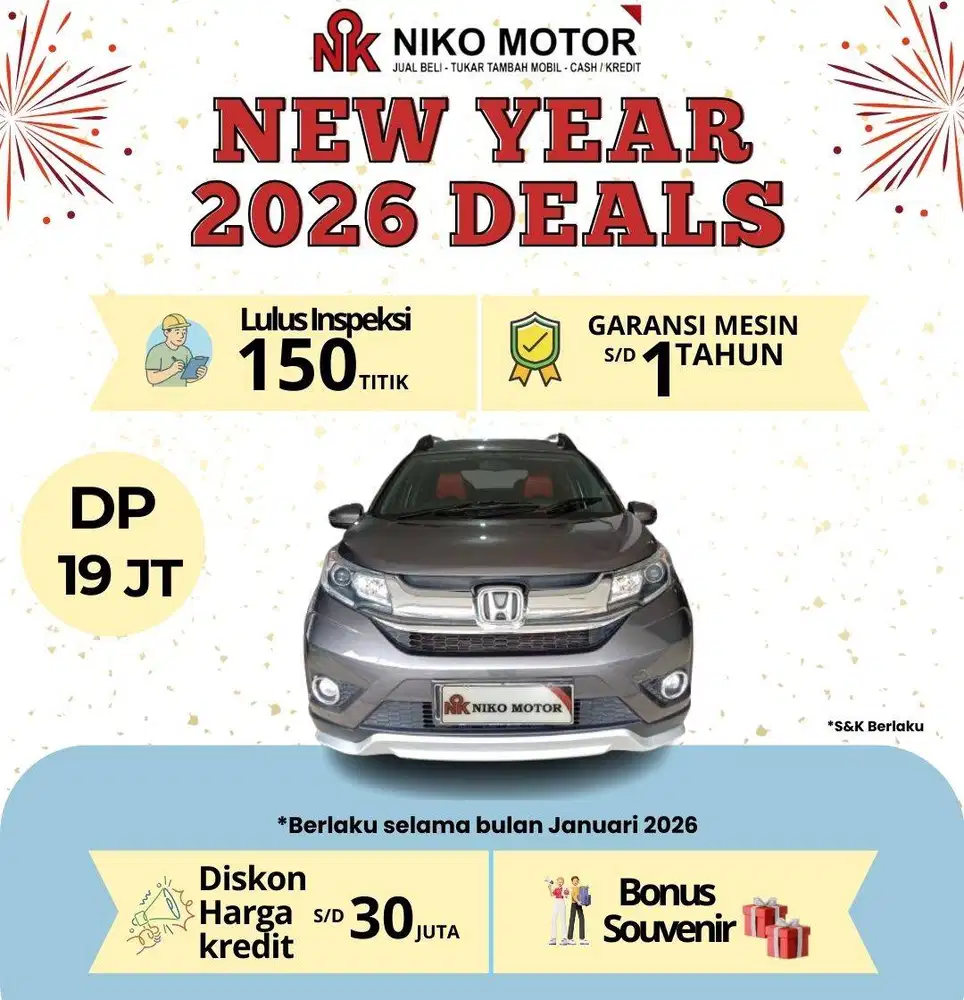 (ANTIK KM70RB) BRV 1.5 PRESTIGE 2016 AT : 2015|2017