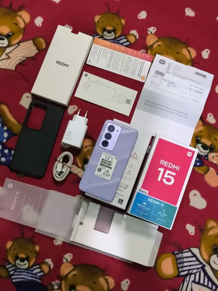 REDMI 15 8/256 fullset garansi panjang
