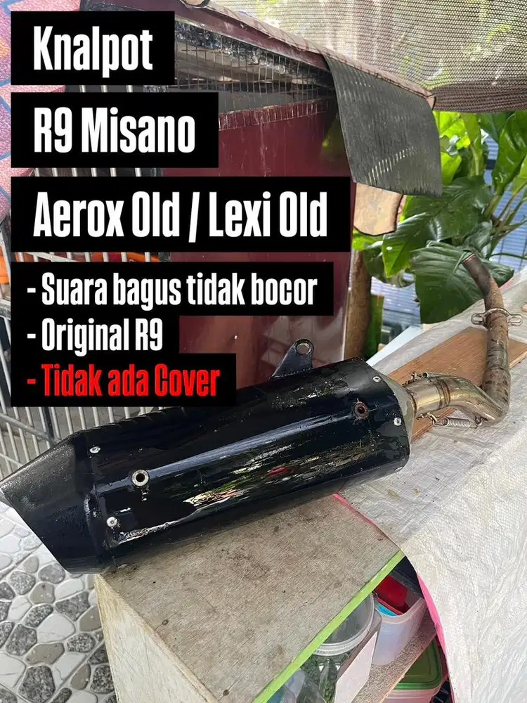 Knalpot R9 Misano Aerox Old / Lexi Old