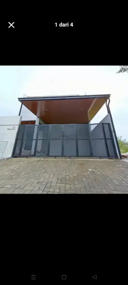 Kanopi minimalis modern premium