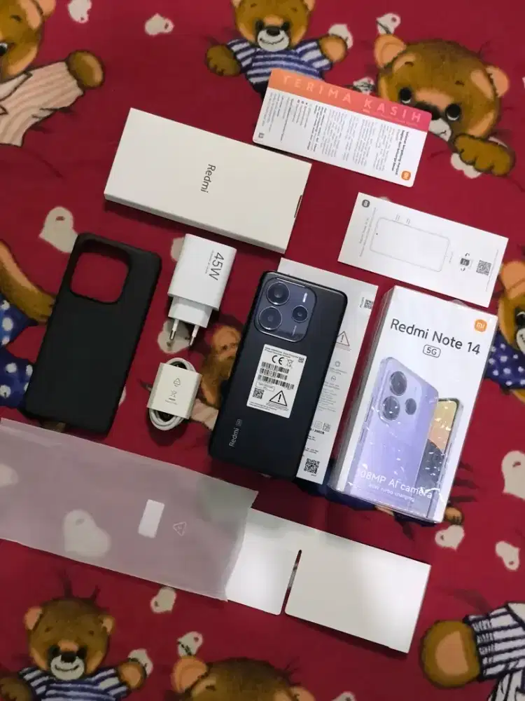 REDMI NOTE 14 5G 8/256 fullset garansi panjang