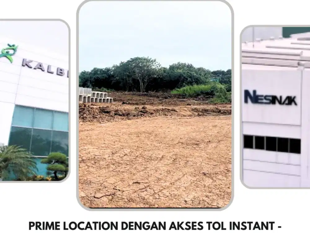 JUAL TANAH PABRIK DAN GUDANG SIAP BANGUN DI CIKARANG