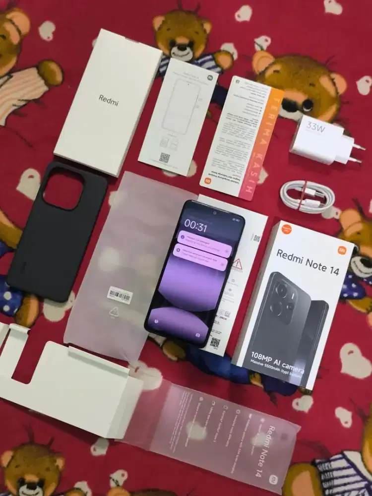 REDMI NOTE 14 4G 8/256 fullset garansi panjang