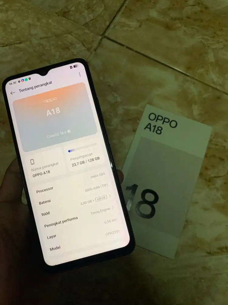 Oppo A18 ram 4/128