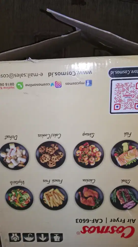 BU jual cepat Air fryier merk Cosmos type 6603