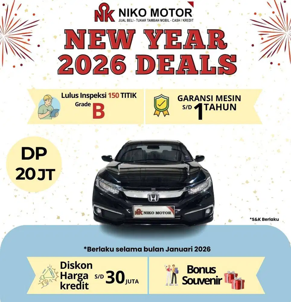 (ANTIK KM30RB) CIVIC 1.5 TURBO ES FACELIFT 2020 AT :2019|2021