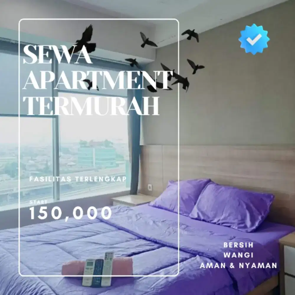 Sewa apartemen Jakarta Timur Bassura City Harian/Transit Termurah
