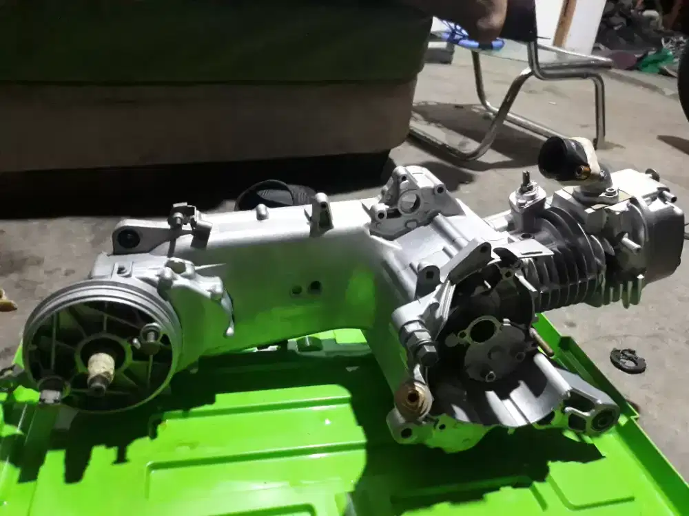 Jasa vapor blasting mesin motor