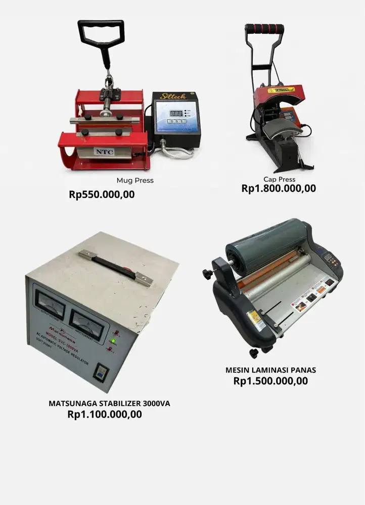 Paket Alat Sablon & Press