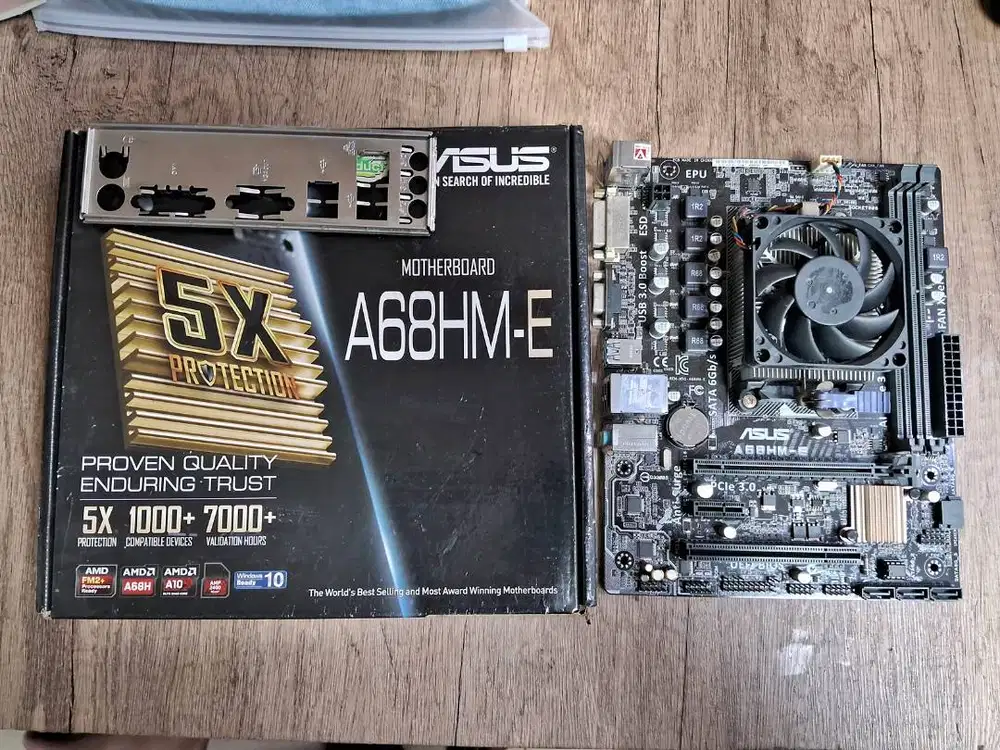 Paket Amd A6 7400k mobo Asus